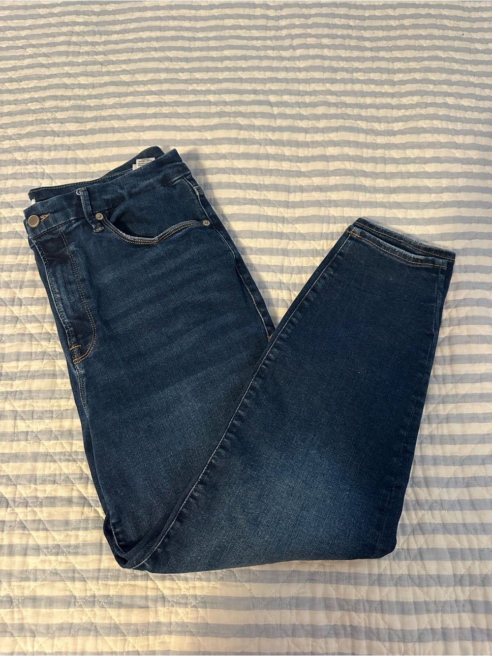 Good American Dark Blue Denim Jeans